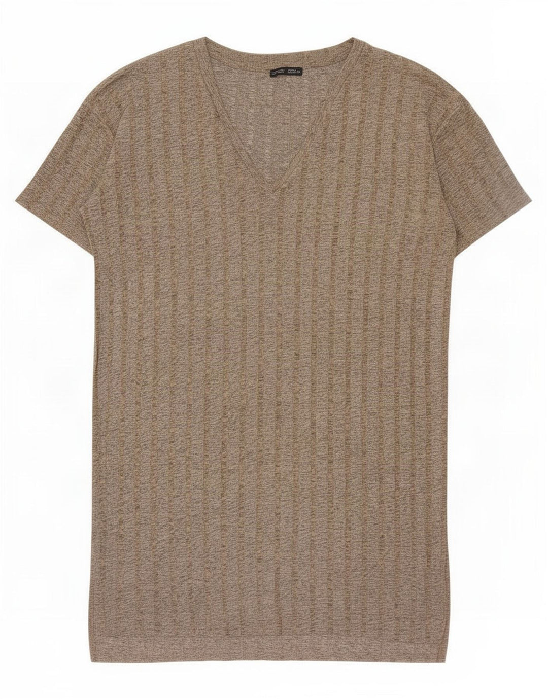 Zara Womens Basic Dress UK 14 Medium Grey Flecked