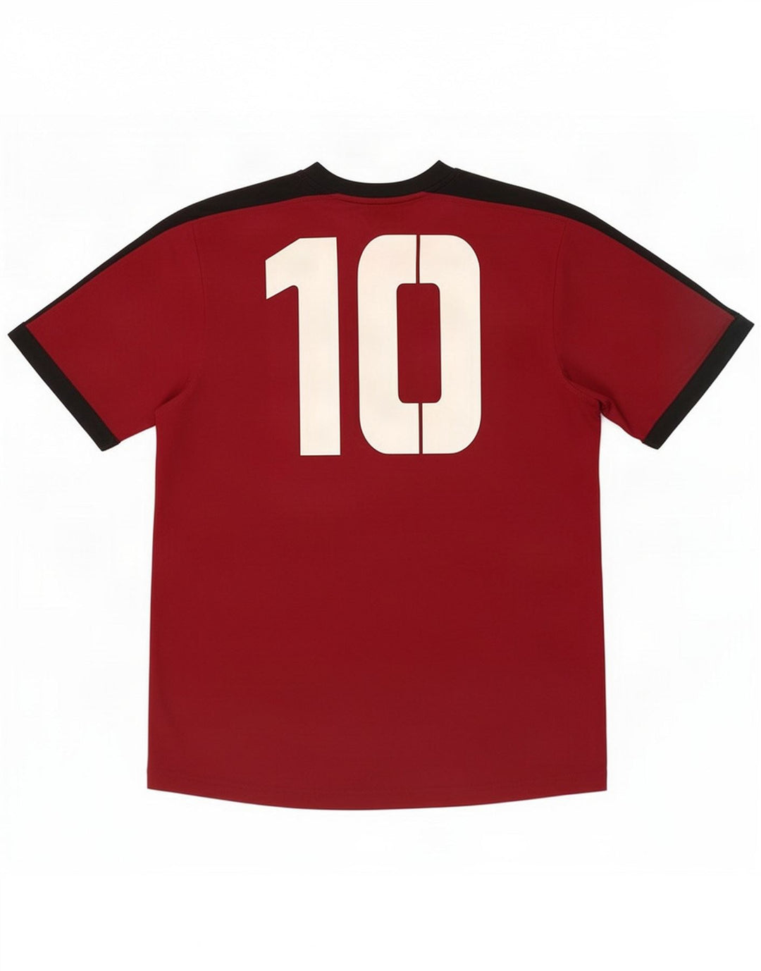 Umbro Herre Grafisk T-Shirt Top Stor Rød Colourblock Polyester