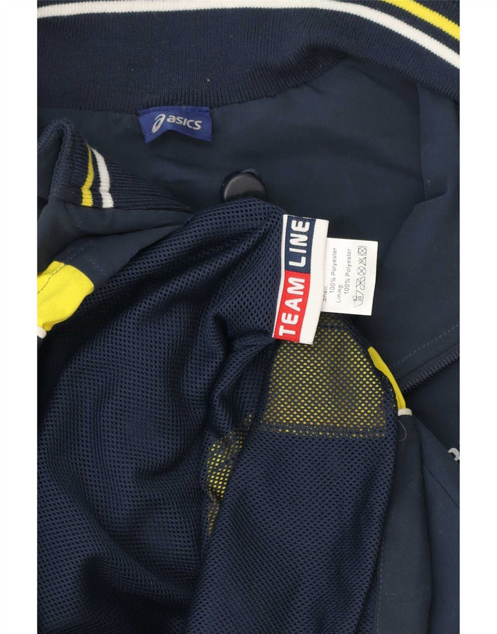 Asics Herre grafisk træningsdragt Topjakke 2XL Marineblå Colourblock Polyester