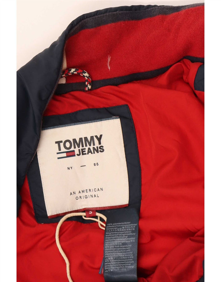 Tommy Hilfiger Dame Oversized Polstret Jakke UK 10 Small Navy Blue