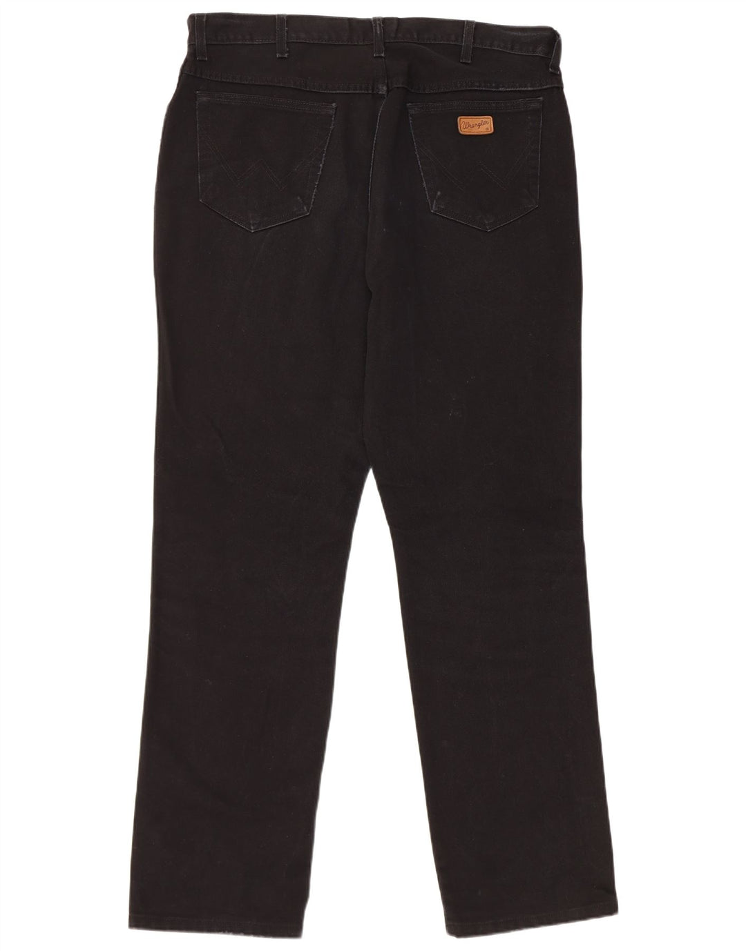 Wrangler Herre Texas Straight Jeans W38 L34 Sort Bomuld