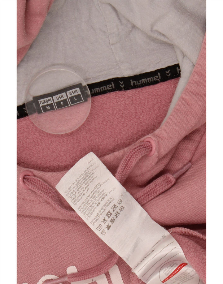 Hummel Grafisk hættetrøje til mænd Lille Pink Bomuld