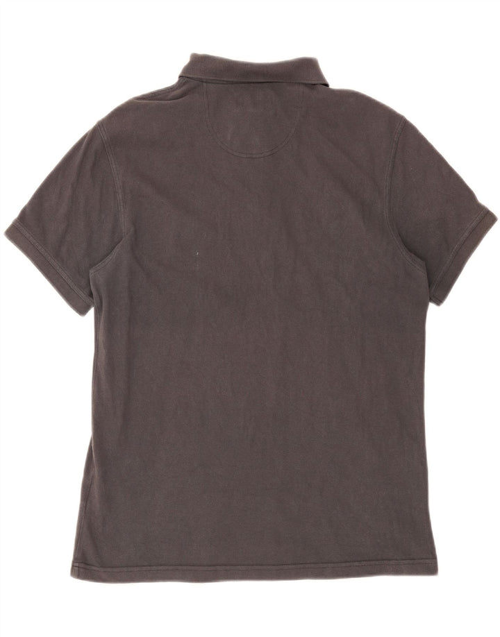 Barbour herre poloshirt, stor grå bomuld