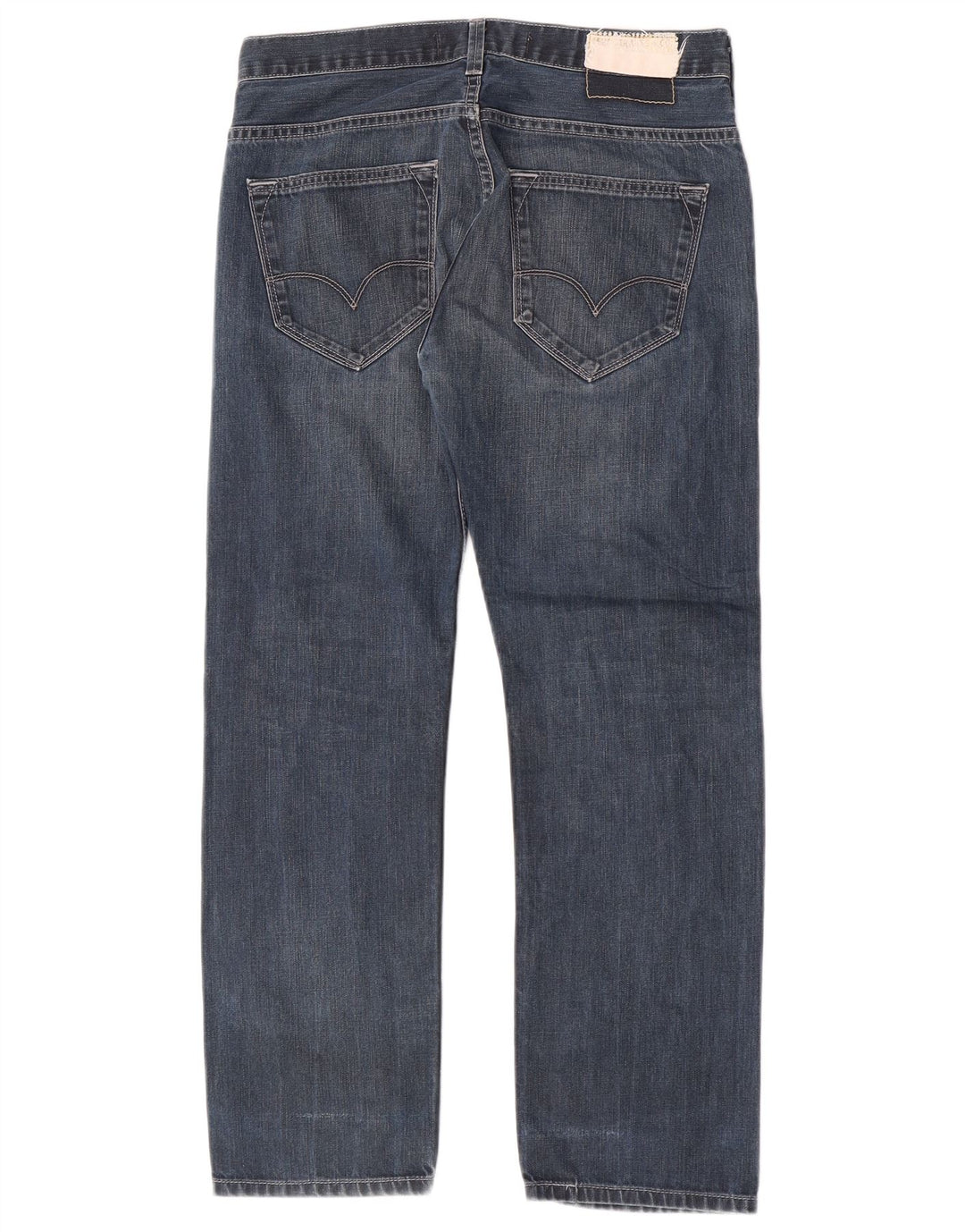 Levi's Herre 504 lige jeans W32 L27 blå bomuld
