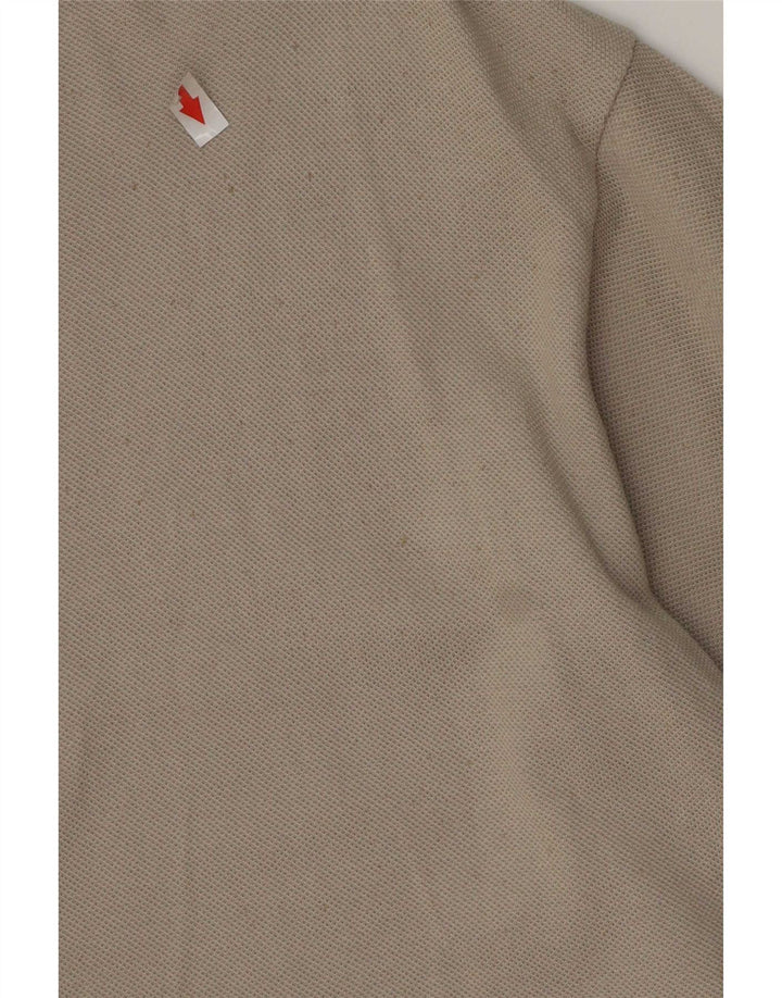 Lacoste herre poloskjorte str. 6 XL Beige bomuld