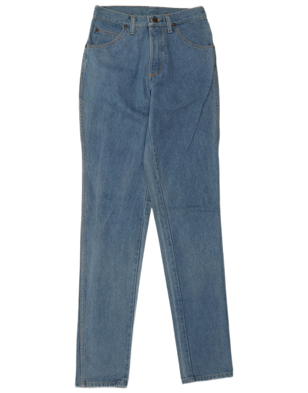Wrangler Dame Slim Jeans W28 L36 Blå Bomuld