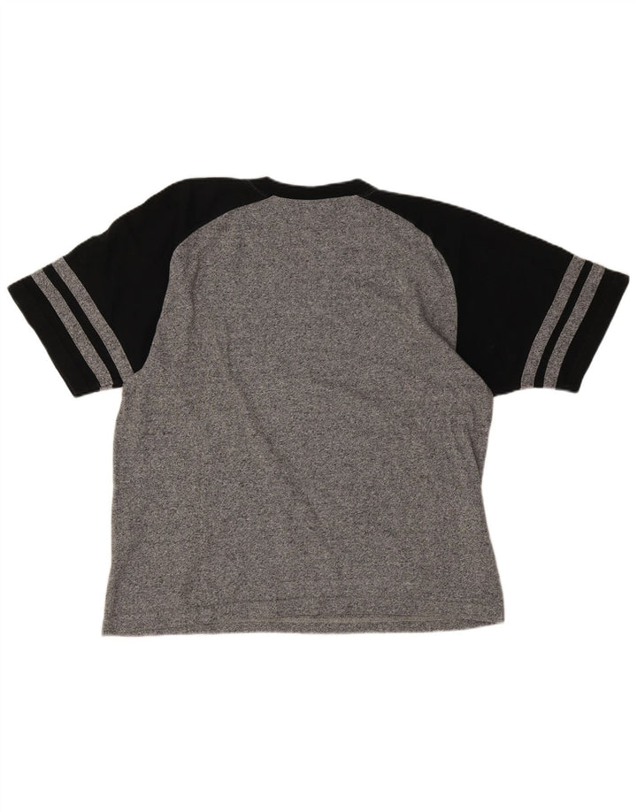 Champion Herre T-Shirt Top Stor Grå Colourblock
