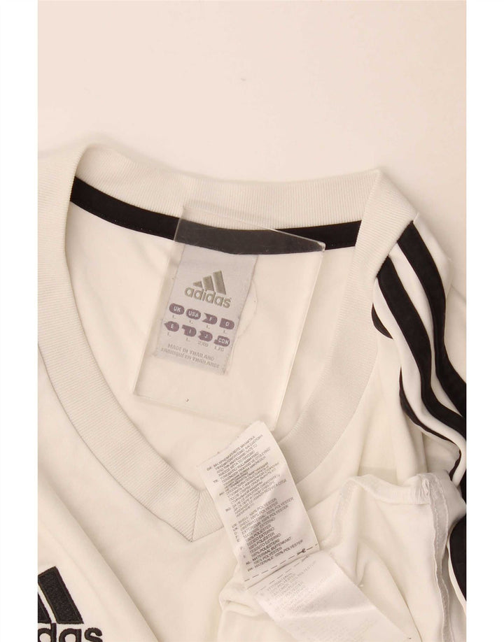 Adidas Herre Climalite T-Shirt Top Stor Hvid Polyester