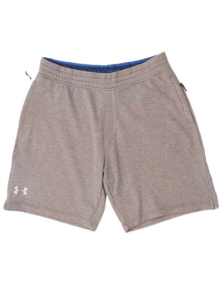 Under Armour Herre Loose Fit Sportshorts XL Grå Polyester