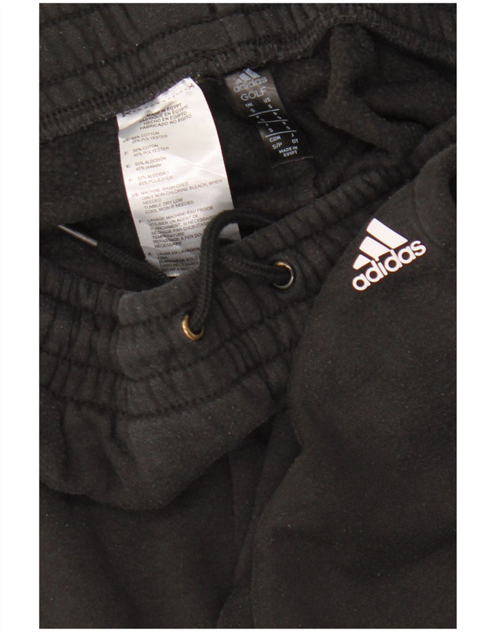 ADIDAS Golf træningsdragt bukser til kvinder Joggers UK 10 Small Black Bomuld