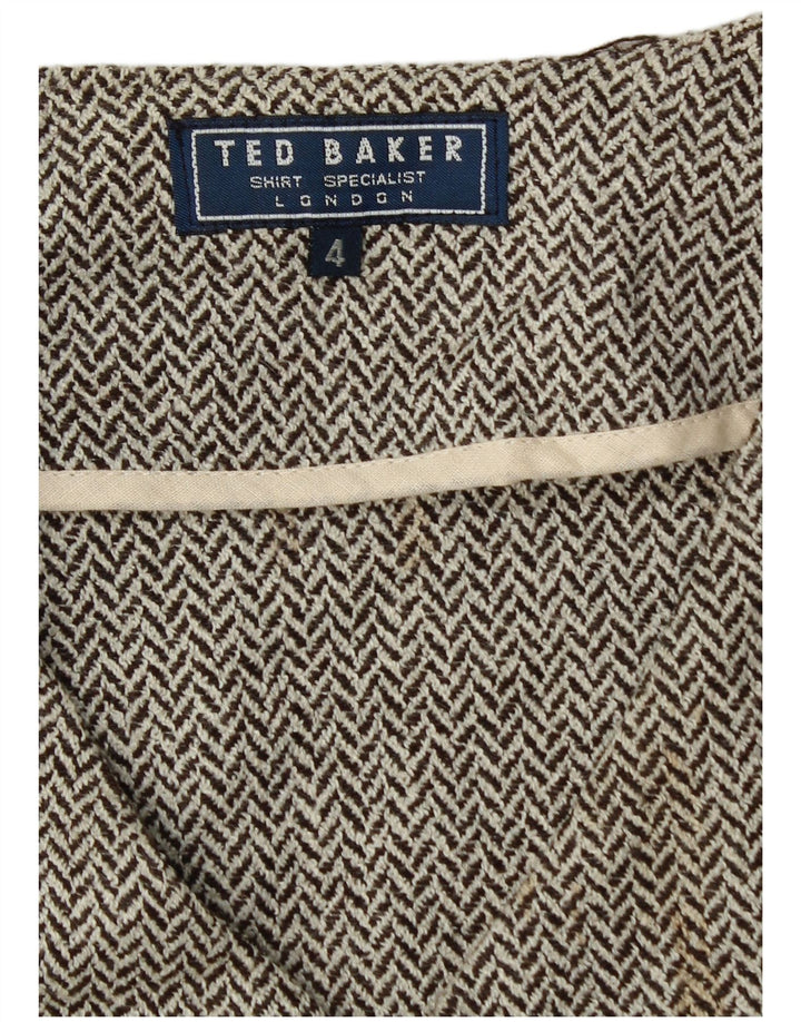 Ted Baker Herre Regular Regular Fit vest str. 4 Large Grey Sildeben