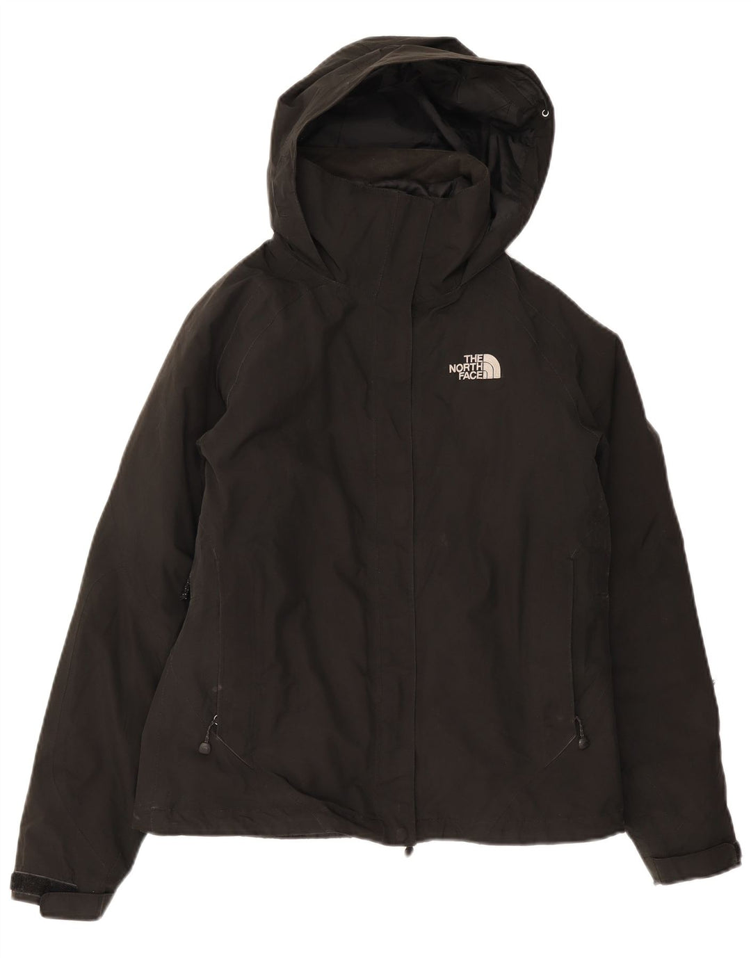 The North Face Dame Hætte Oversized Windbreaker Jacket UK 10 Small Black
