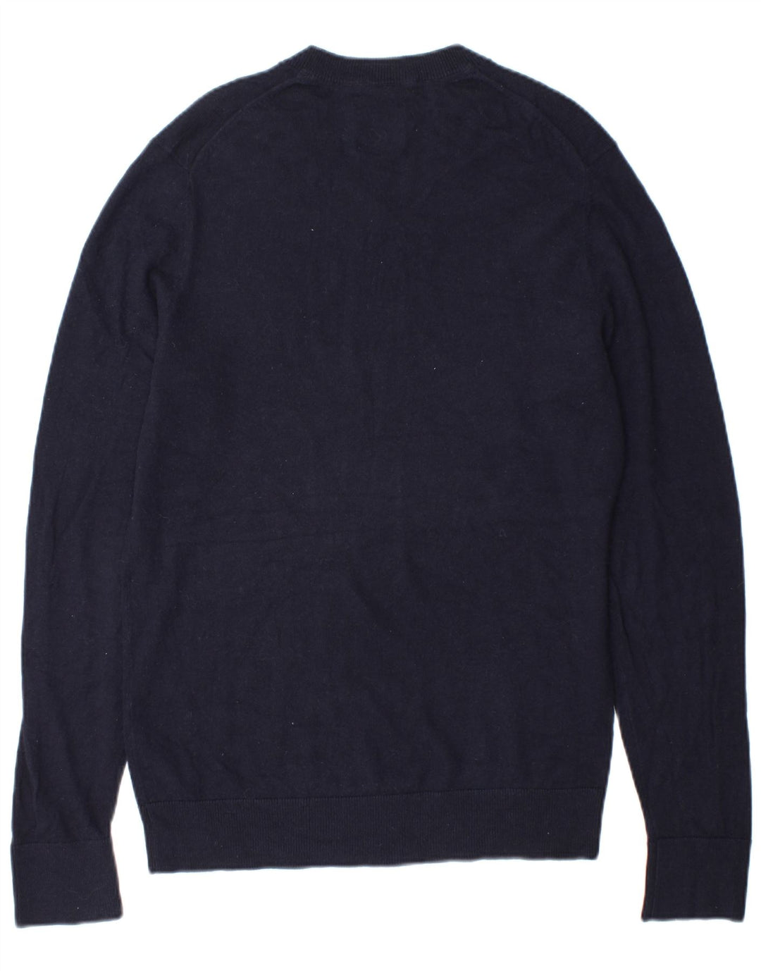 Abercrombie & Fitch Herre V-hals sweater Medium Marineblå Uld