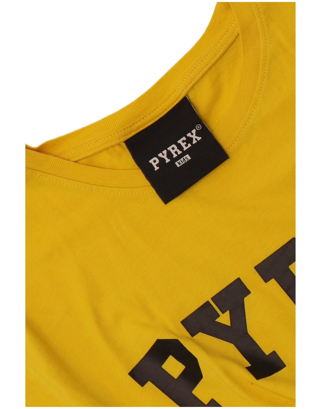 Pyrex Boys Grafisk T-Shirt Top 13-14 år Gul