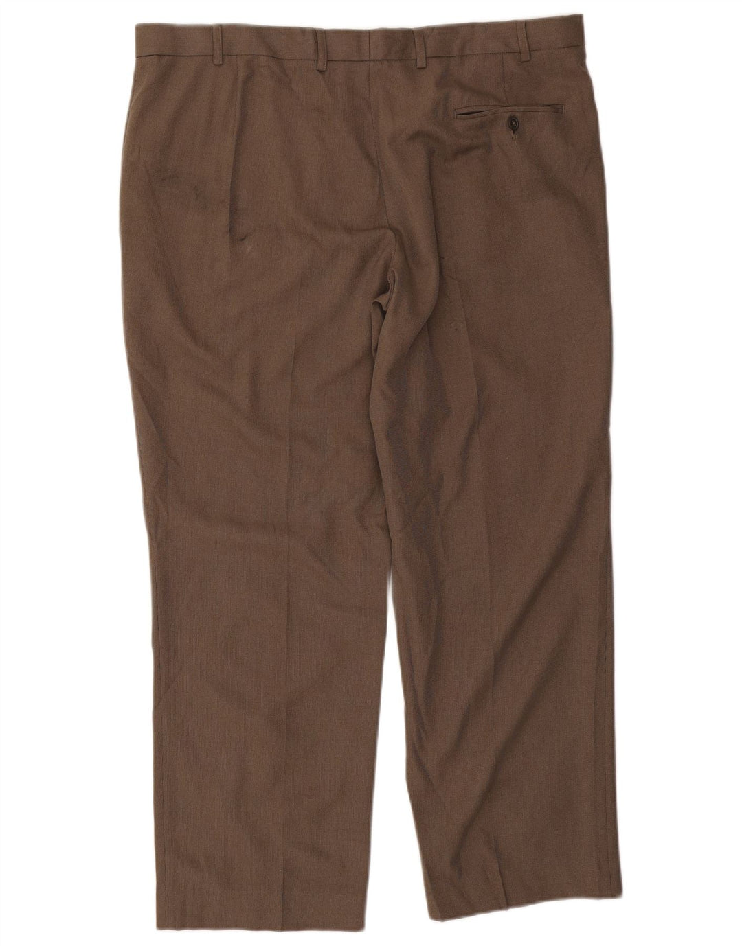 Marks & Spencer Herre Regular Fit Suit Bukser W40 L29 Brun Polyester