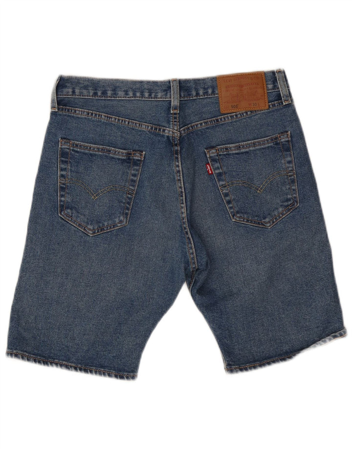 LEVI'S Herre 501 denimshorts W30 Mellemblå bomuld