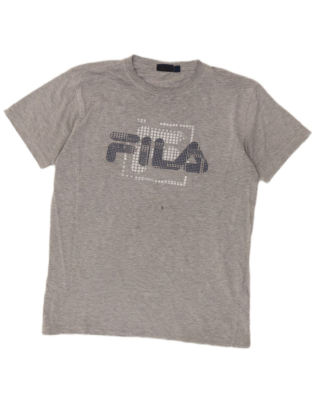 Fila Herre grafisk T-shirt top mellemgrå bomuld