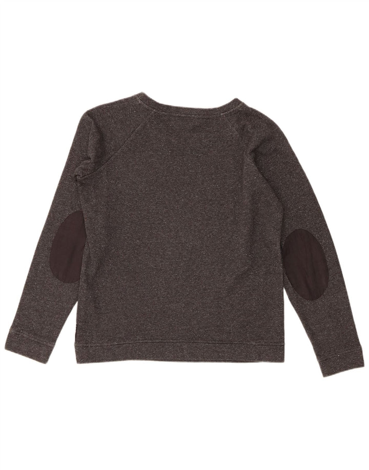 Armani Jeans Dame Sweatshirt Jumper EU 44 XL Grå Bomuld