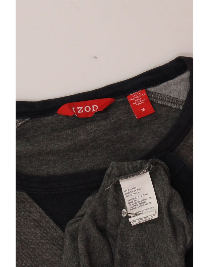 IZOD Sweatshirt til mænd Medium Grå Colourblock Bomuld