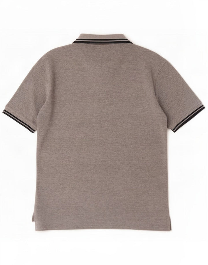 Asics Poloshirt til mænd Medium Grå Stribet Bomuld