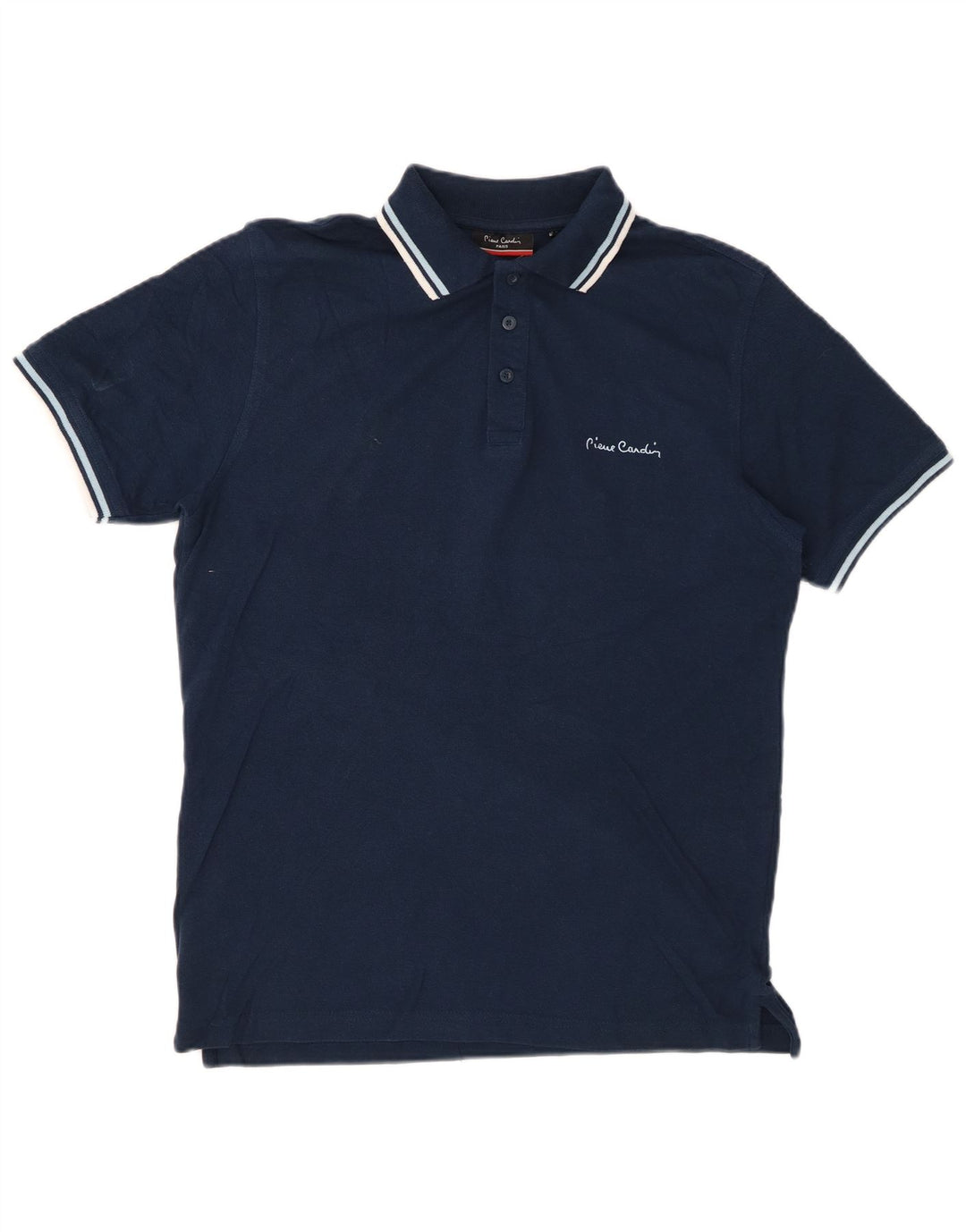 Pierre Cardin Herre Regular Fit Polo Shirt Medium Navy Blue Bomuld