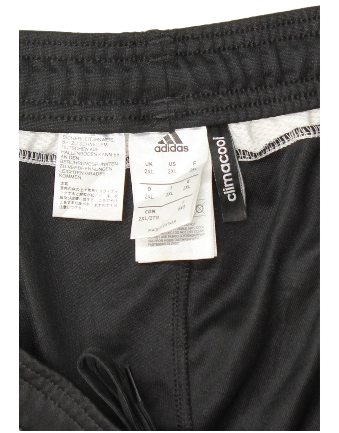 Adidas Herre Climacool Træningsdragt Bukser 2XL Sort Polyester
