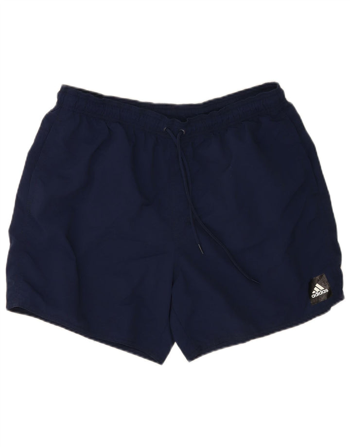 Adidas Sportsshorts til mænd store marineblå polyester