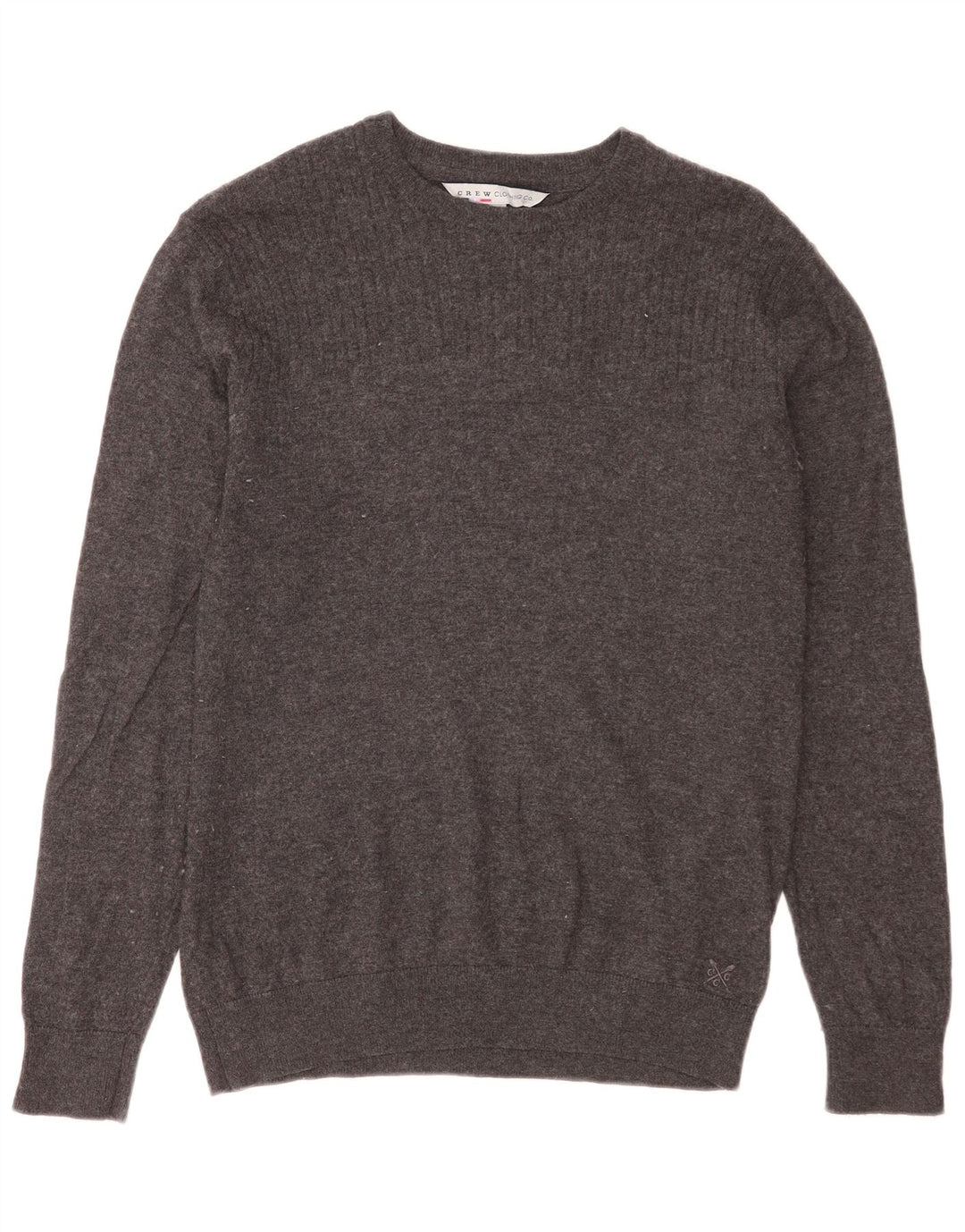 Besætningstøj Herre Boat Neck Jumper Sweater Medium Grå Nylon
