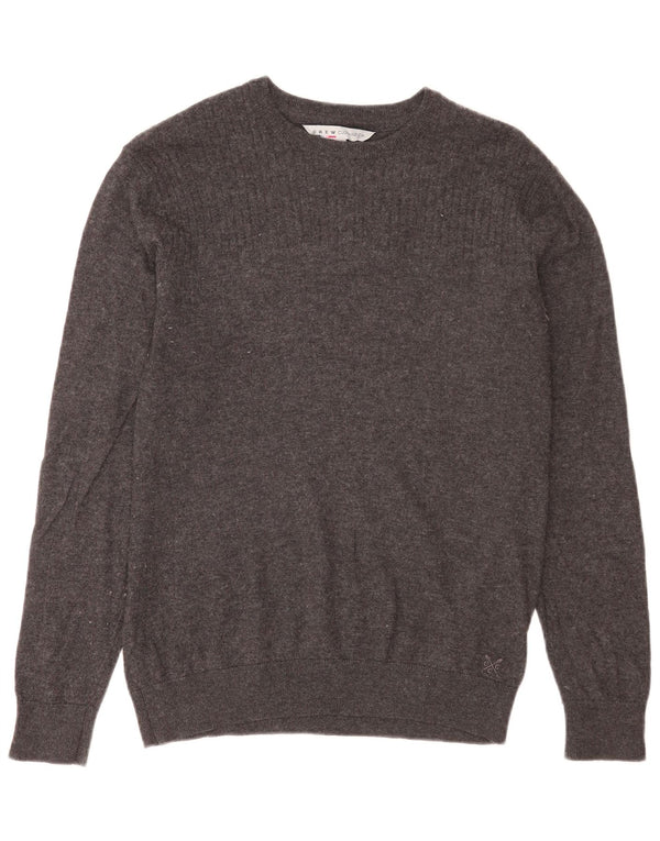 Besætningstøj Herre Boat Neck Jumper Sweater Medium Grå Nylon