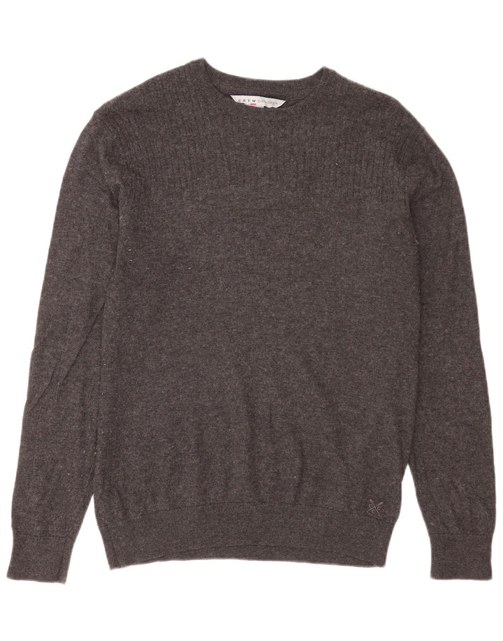 Besætningstøj Herre Boat Neck Jumper Sweater Medium Grå Nylon