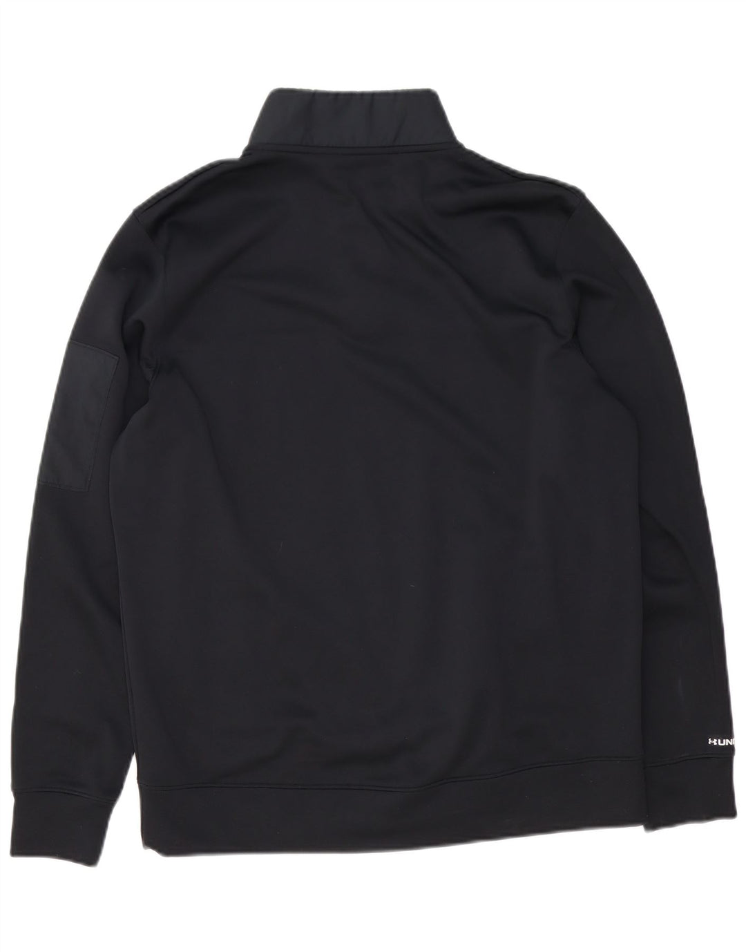 Under Armour Herre Zip Neck Loose Fit Sweatshirt Jumper Medium Sort
