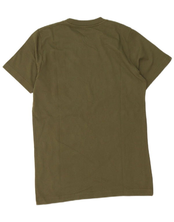 Hard Rock Cafe Herre Malta Grafisk T-Shirt Top Medium Khaki Bomuld