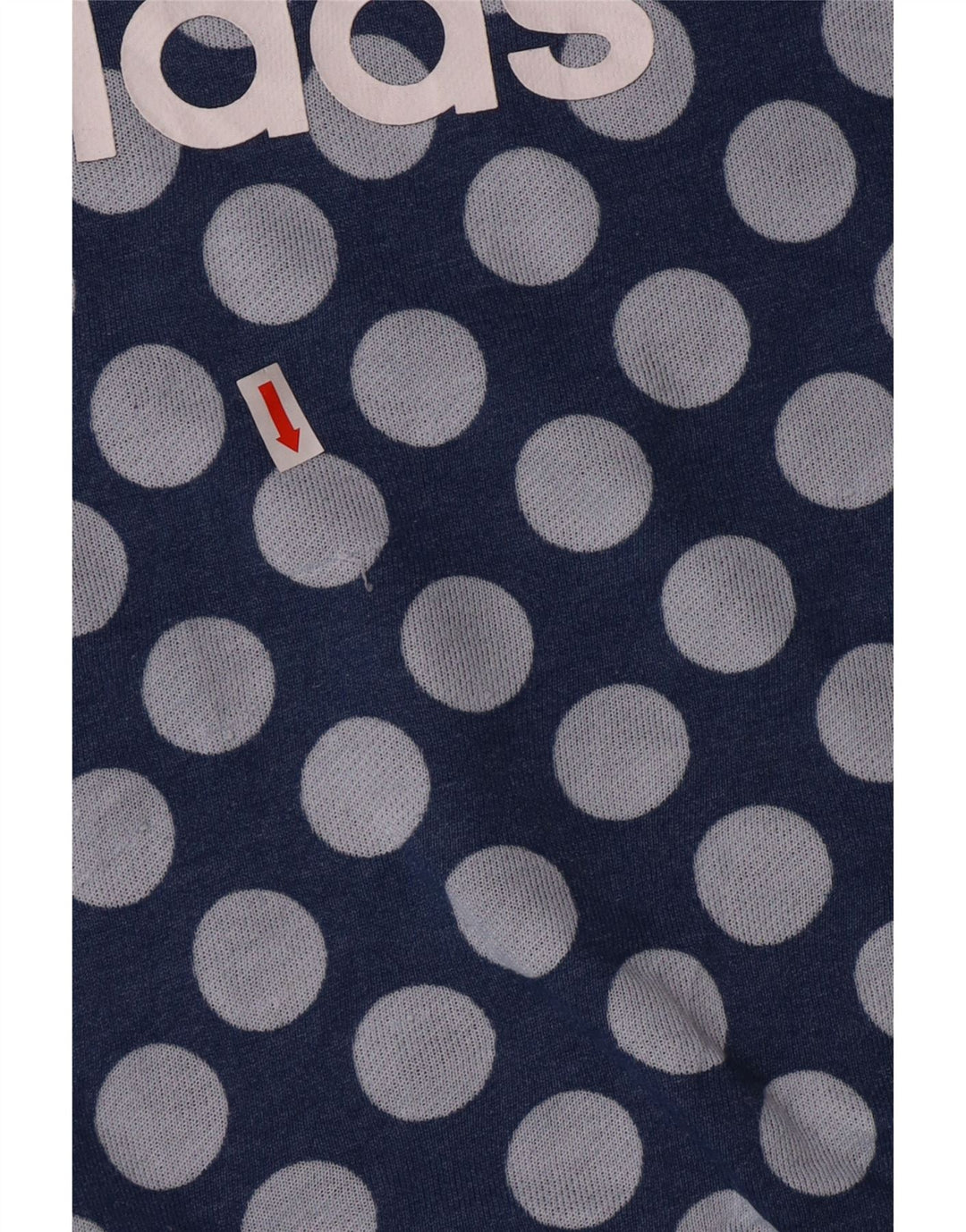 Adidas Graphic Sweatshirt Jumper UK 10 Small Blue Polyester