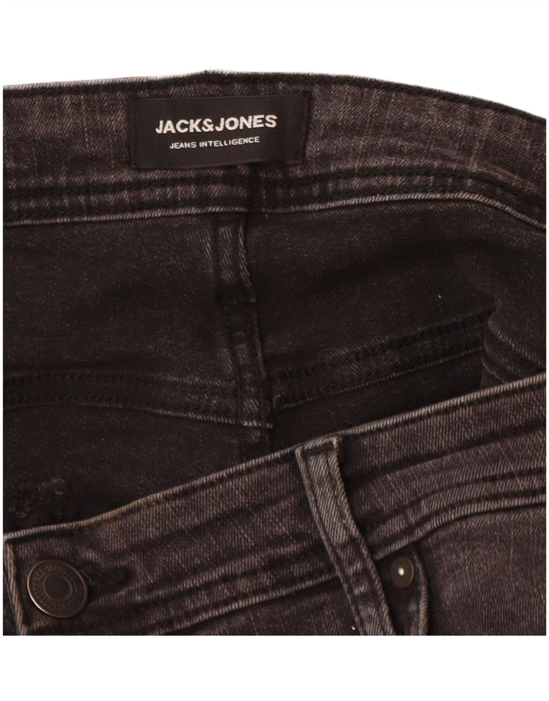 Jack & Jones Herre Slim Jeans W38 L32 Grå Bomuld