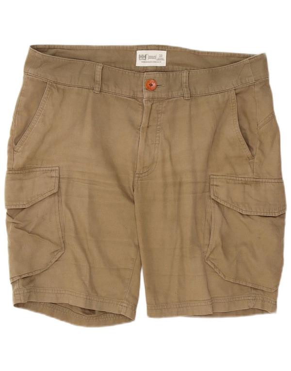 Helly Hansen Mens Regular Cargo Shorts W33 Medium  Khaki Cotton