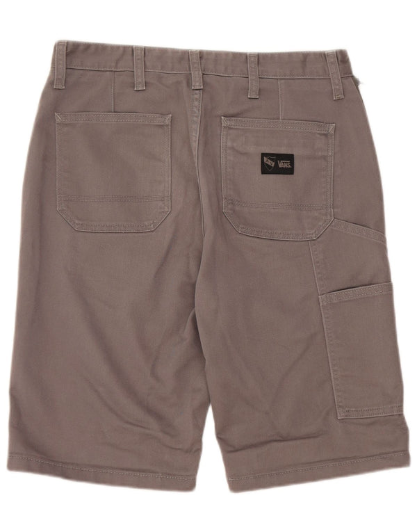 Vans Herre Cargo Shorts W30 Medium Grey Bomuld