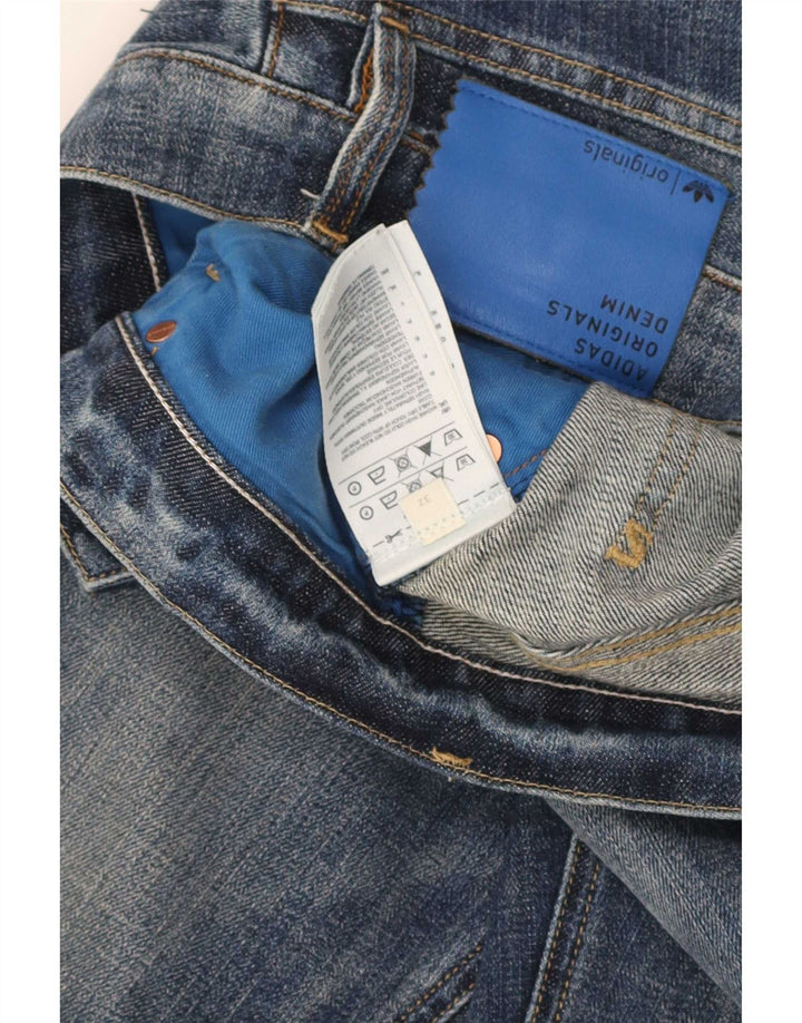 Adidas Straight Jeans til mænd W32 L29 blå bomuld