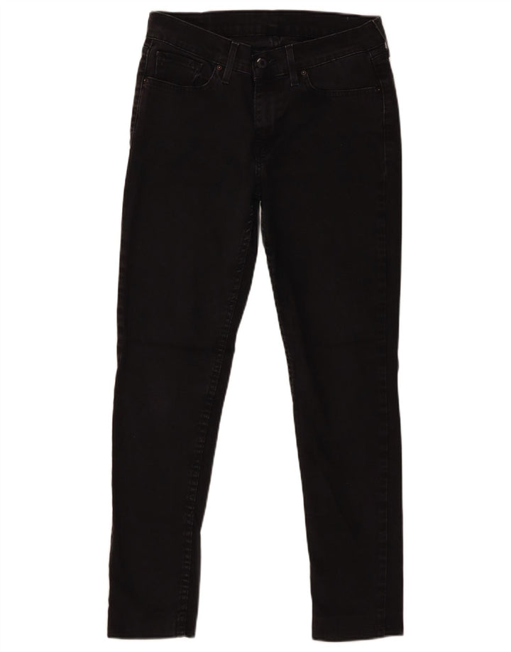 Levi's Dame Skinny Jeans W29 L27 Sort Bomuld