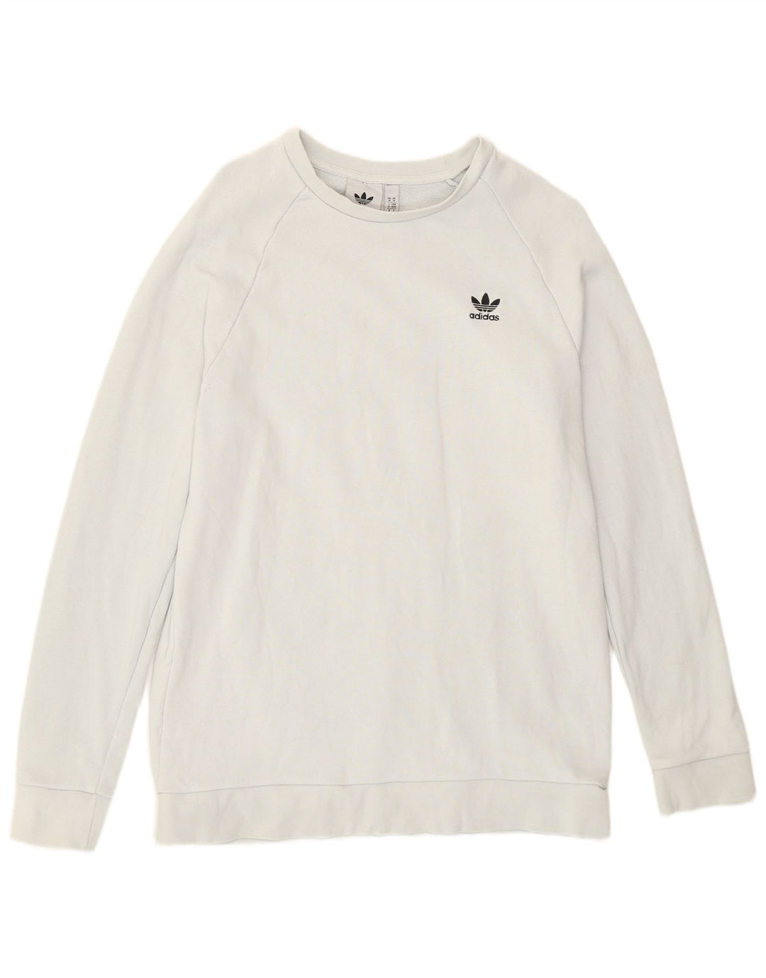 Adidas sweatshirt til mænd mellemblå bomuld