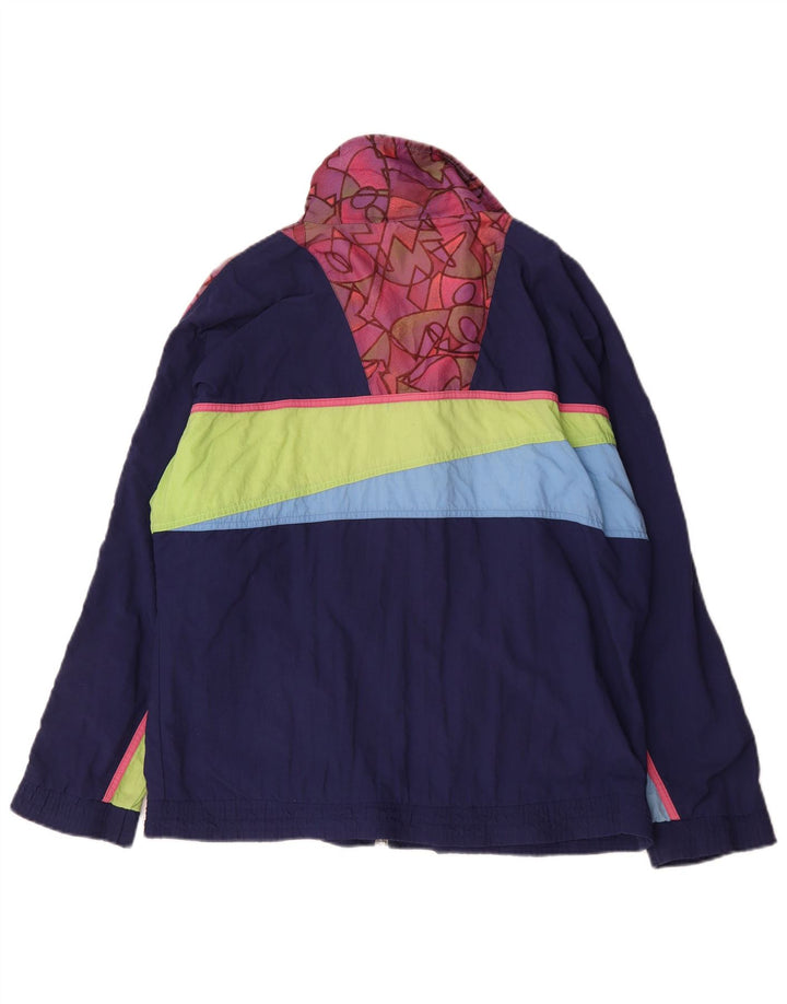Lotto Herre grafisk træningsdragt Topjakke Medium Navy Blue Colourblock