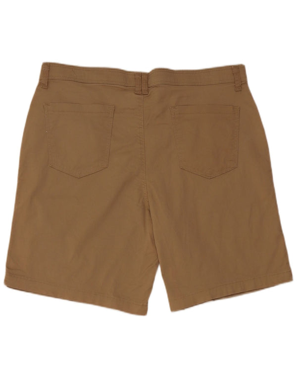 Lee Womens Riders Casual Shorts US 14 Large W34 Beige Bomuld
