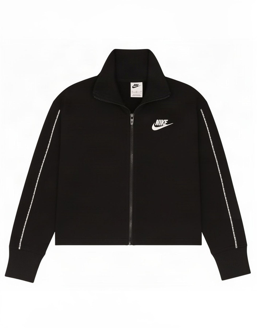 Nike Girls Crop træningsdragt topjakke 13-14 år XL Sort polyester