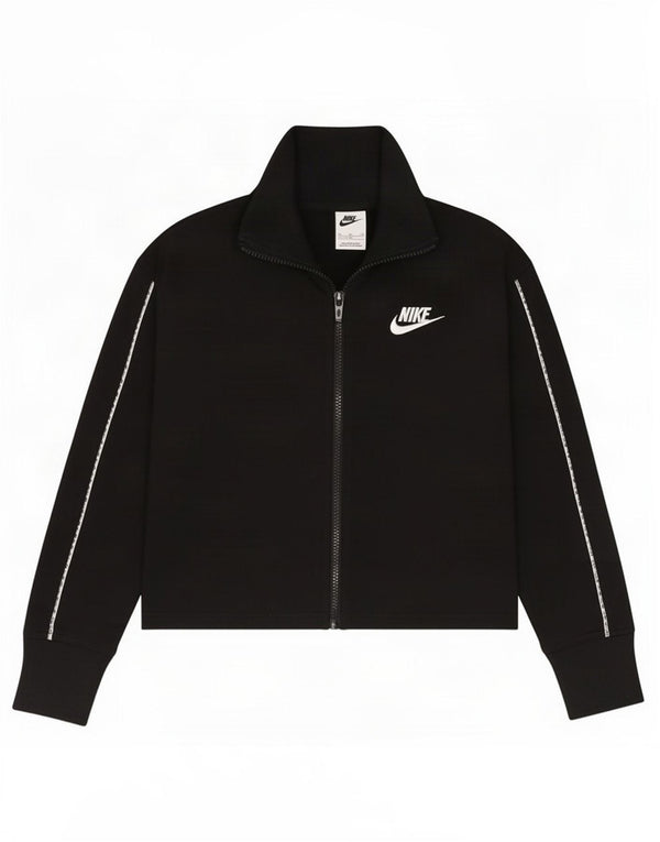 Nike Girls Crop træningsdragt topjakke 13-14 år XL Sort polyester