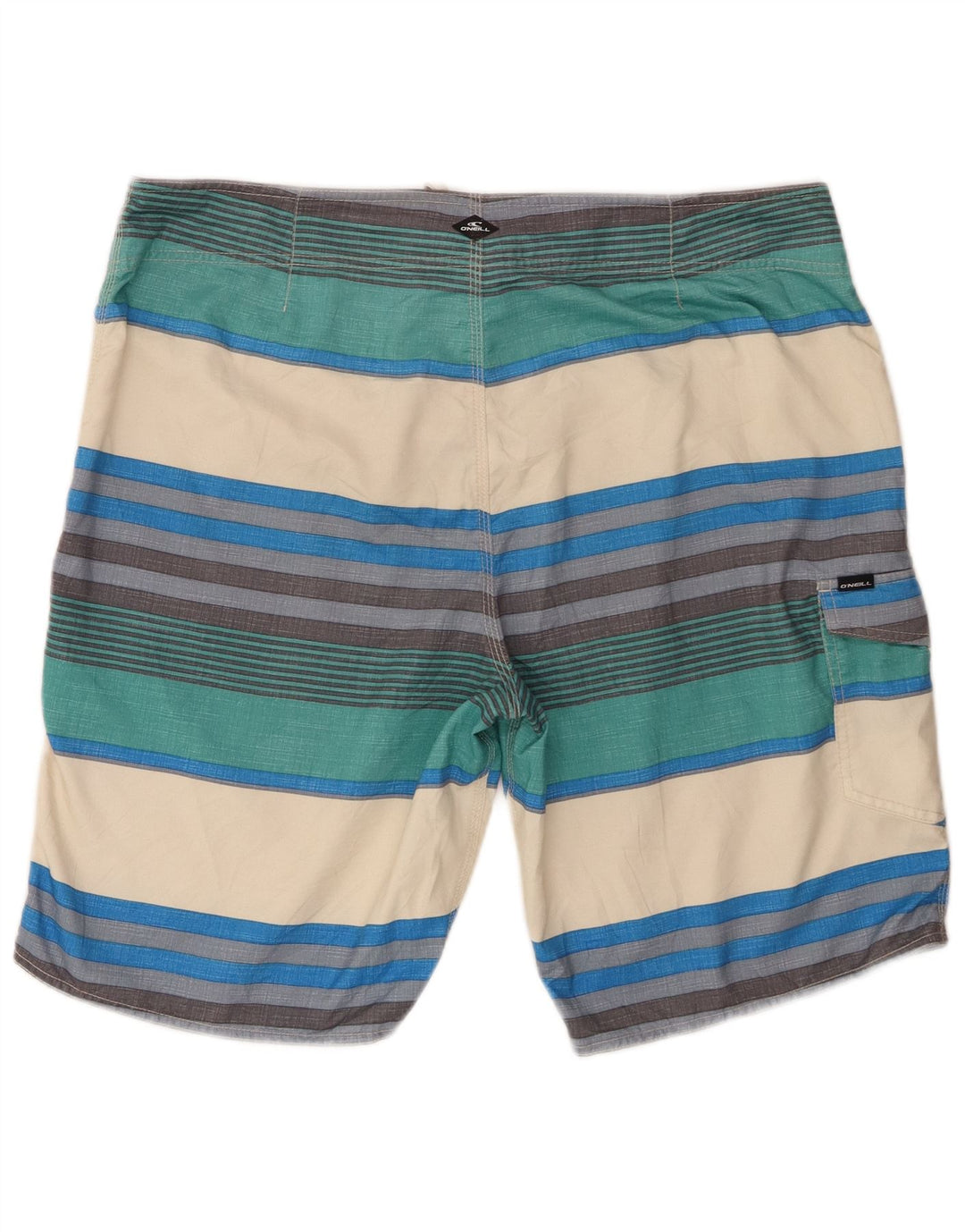 O'Neill badeshorts til mænd XL flerfarvet stribet polyester
