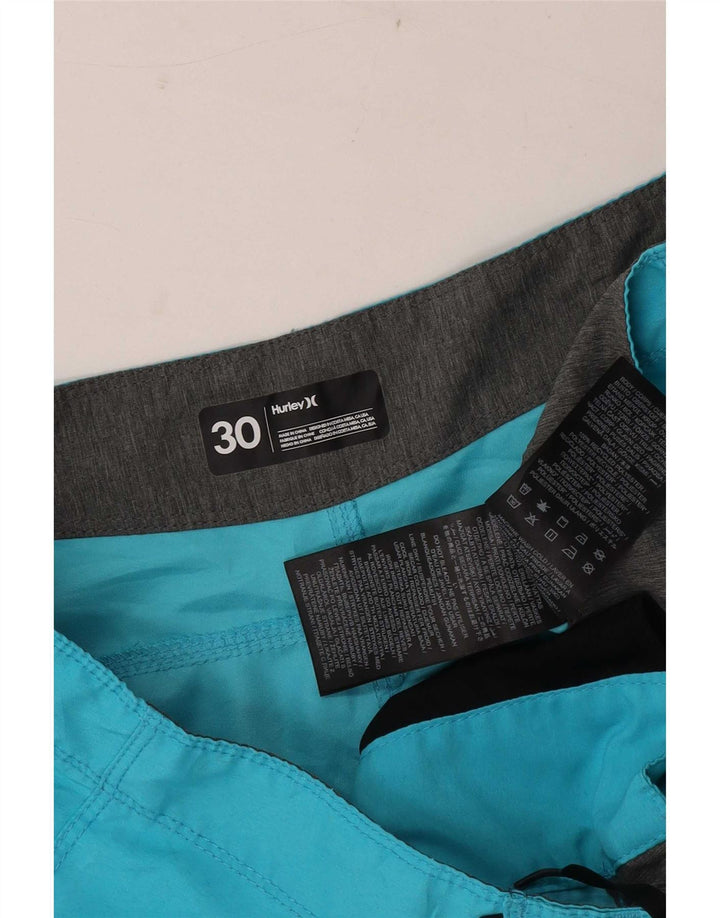 Hurley Badeshorts til mænd mellemblå polyester