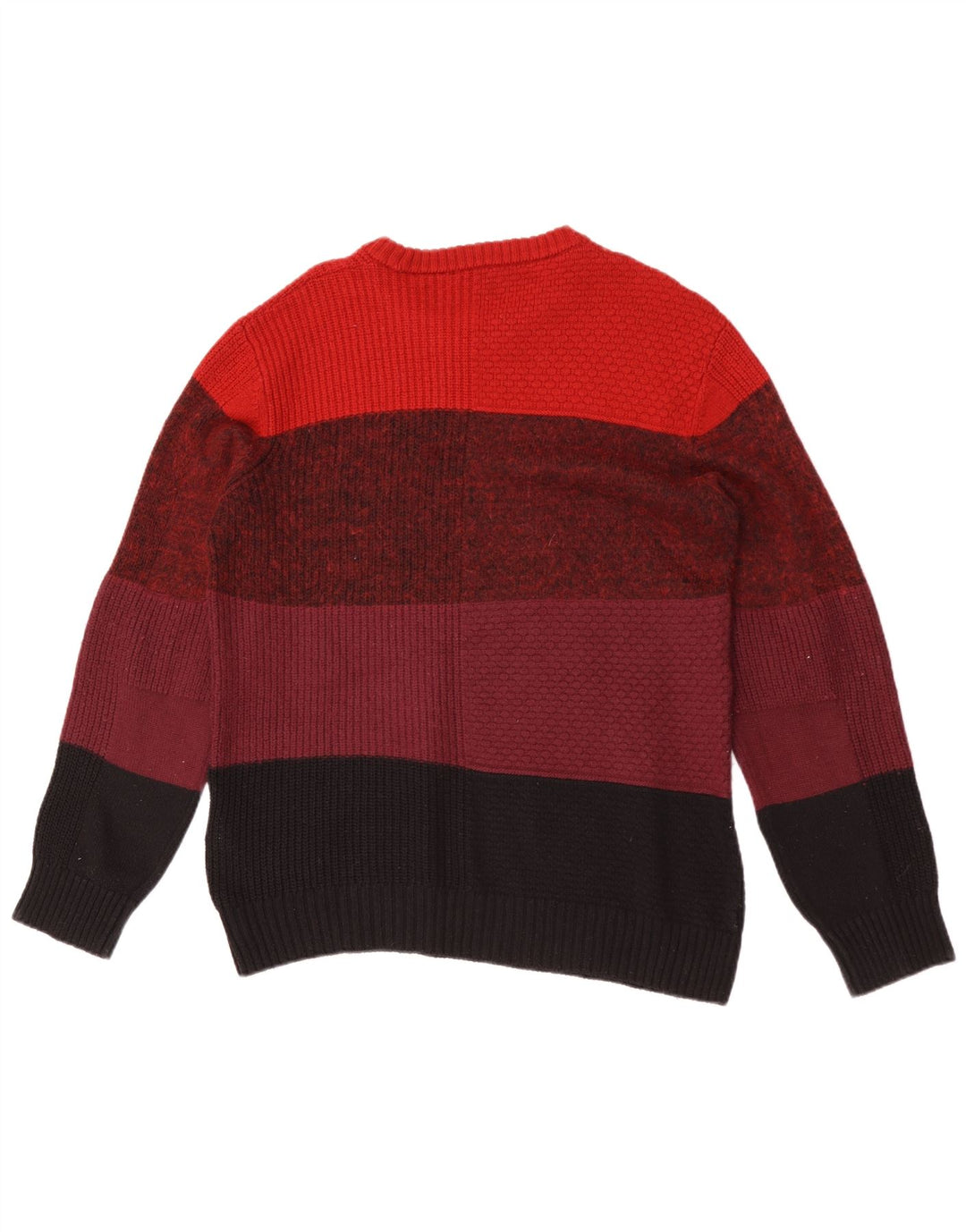 Diesel Herre Crew Neck Jumper Sweater Medium Multicolored Colourblock
