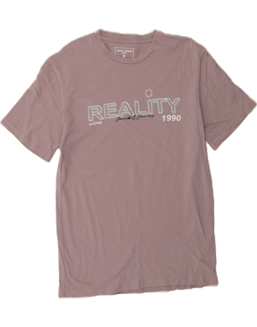 JACK & JONES Mens Graphic T-Shirt Top Medium Grey Cotton Vintage Jack & Jones and Second-Hand Jack & Jones from Messina Hembry 