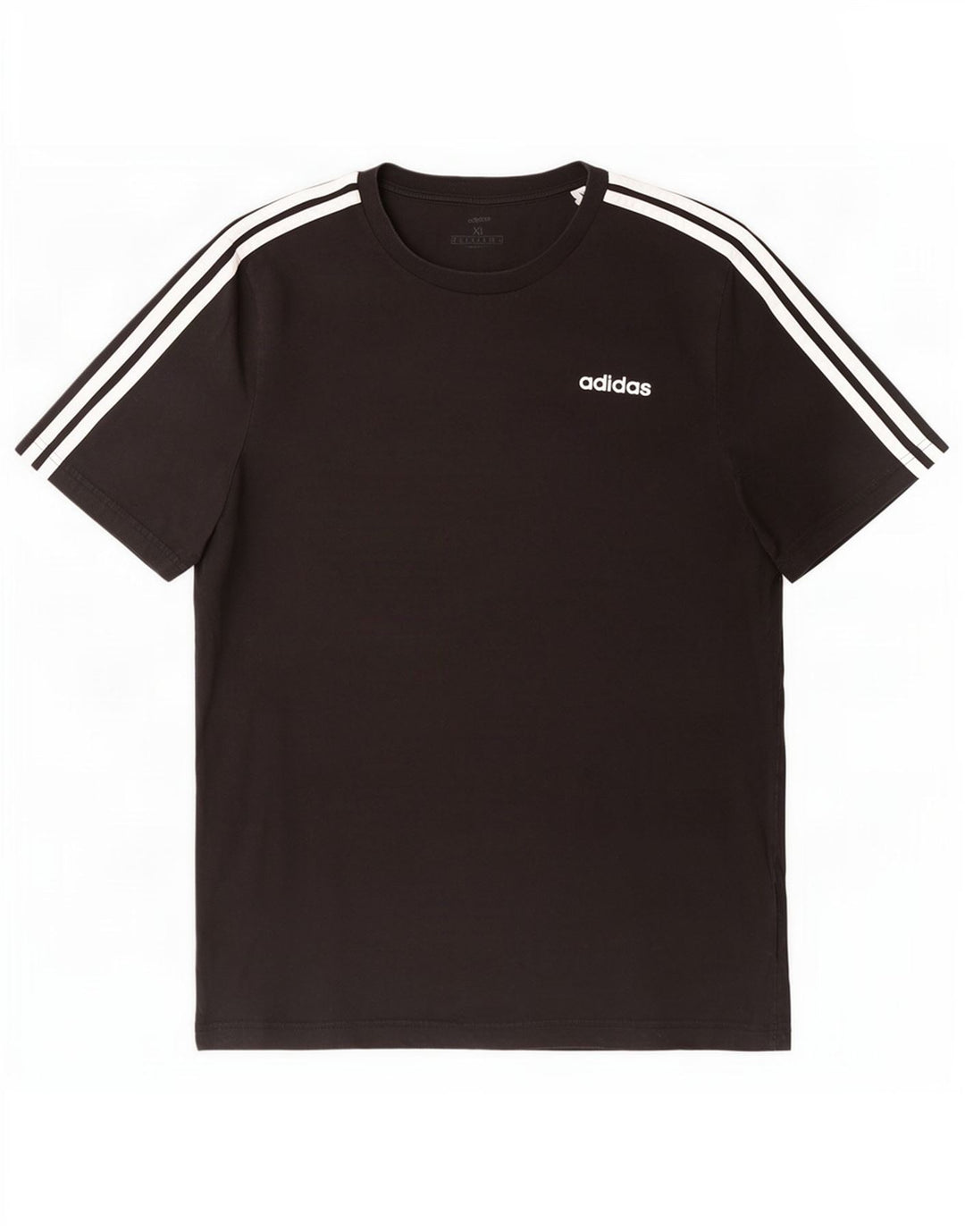 Adidas Herre T-Shirt Top XL Sort Bomuld