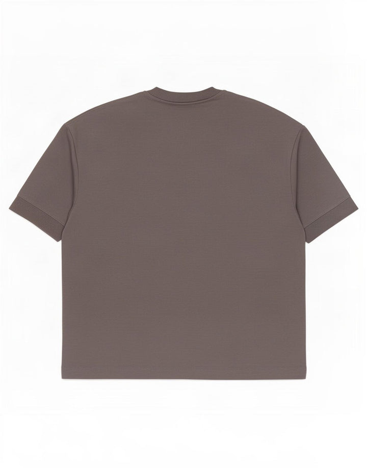 Zara Herre T-Shirt Top Stor Grå Bomuld