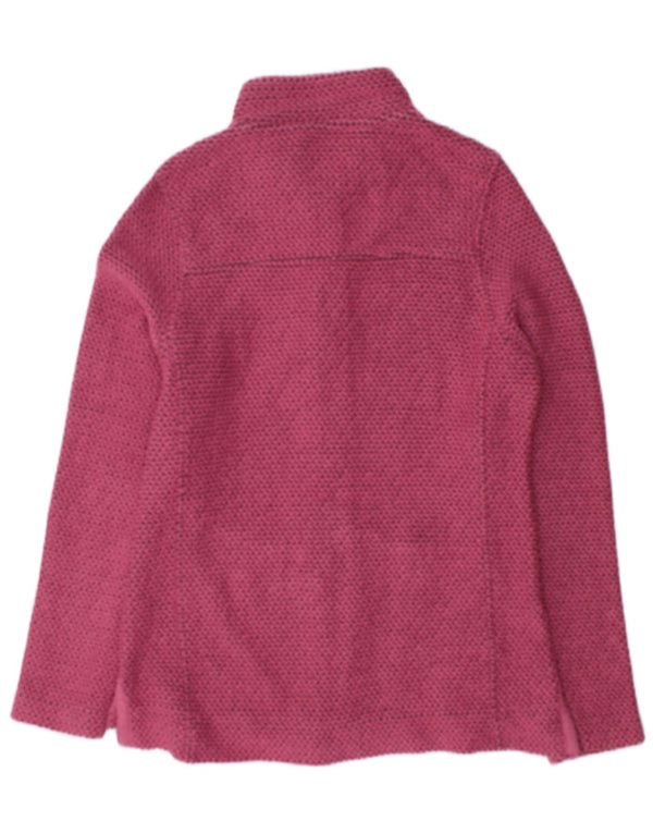 Weird Fish Dame Cardigan Sweater UK 10 Small Pink Bomuld